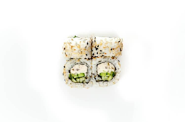 URAMAKI: Uramaki z pastą rybną 