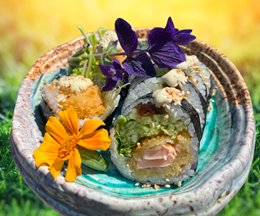 Futomaki Crispy Salmon Wasabi-Mayo